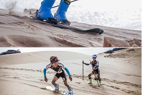 Chuyện lạ của thể thao Việt Nam: Tập trên cát để đi thi… trượt tuyết! ảnh 1
