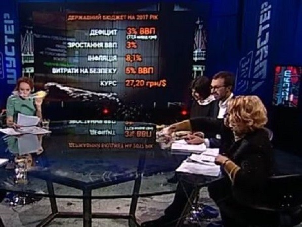 Nữ nghị sĩ Ukraine hắt nước vào mặt nam đông nghiệp trên truyền hình ảnh 1