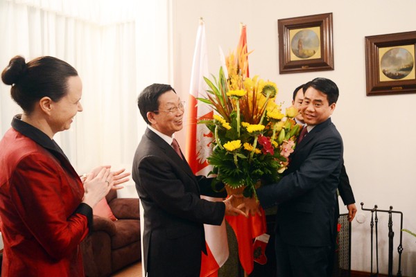 Ba Lan trao tặng nguyên Chủ tịch UBND TP.Hà Nội Nguyễn Thế Thảo Huân chương Bene Merito ảnh 3