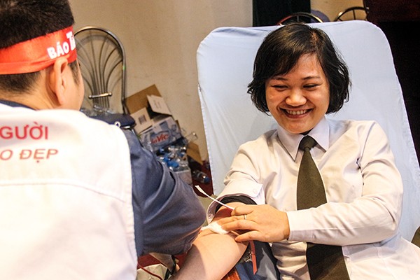 Tuổi trẻ Công an Thủ đô rạng ngời tham gia hiến máu cứu người ảnh 3
