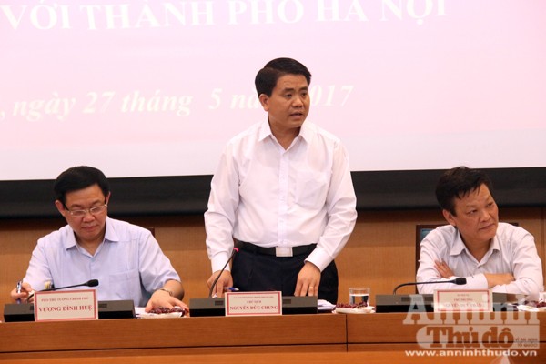 Phó Thủ tướng Vương Đình Huệ: Hà Nội làm tốt, làm "êm" việc tinh gọn, sắp xếp lại bộ máy ảnh 2