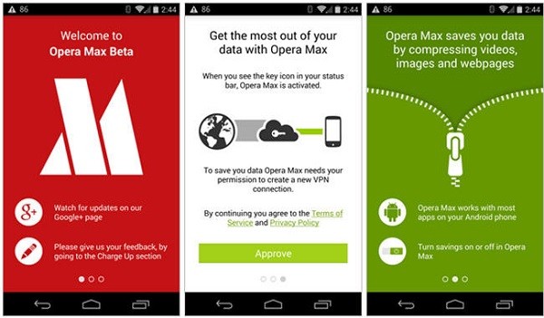 Opera Max phần mềm tiết kiệm dung lượng 3G hiệu quả ảnh 3