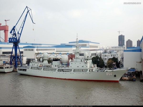 Trung Quốc cùng lúc hạ thủy 3 tàu chiến “cực khủng” ảnh 2