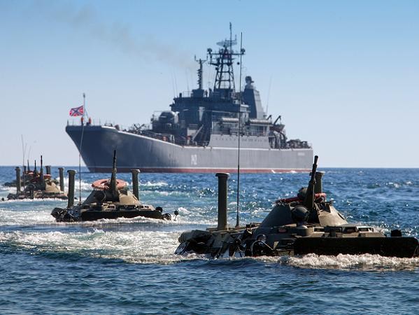 Nga diễn tập hải quân chung với Azerbaijan và Kazakhstan ảnh 1