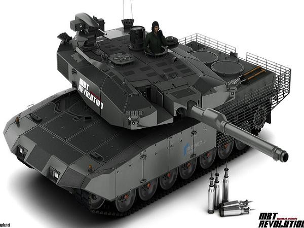 Mô hình xe tăng chiến đấu chủ lực MBT Revolution của Đức
