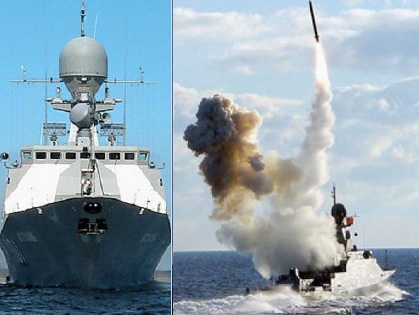 Chiến hạm "hạt tiêu" Nga mang tên lửa Kalibr đến trợ chiến ở Syria ảnh 1