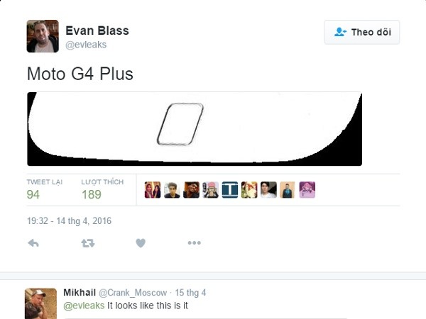 Rò rỉ hình ảnh Moto G4 Plus trước ngày ra mắt ảnh 1