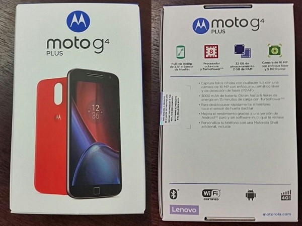 Moto G4 Plus lộ diện nguyên hộp trước ngày ra mắt