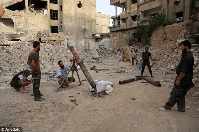 Quân nổi dậy Syria dùng Ipad để bắn súng cối, tên lửa ảnh 5