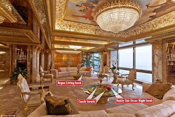 Bên trong căn hộ tầng 66 trên tháp Trump giá 100 triệu USD của ông Donald Trump ảnh 2