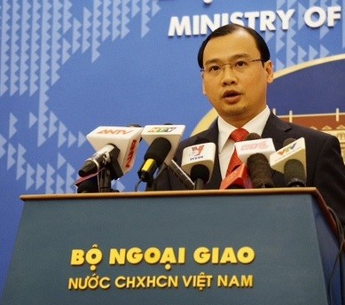 Người phát ngôn Bộ Ngoại giao Lê Hải Bình tại phiên họp thường kỳ tháng 7-2015