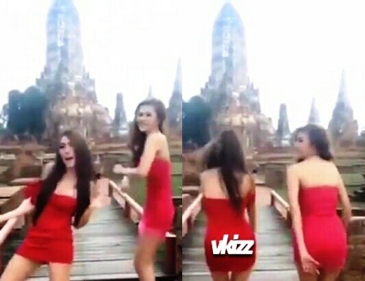 Thái Lan: Nhảy sexy tại chùa cổ, hai kiều nữ bị khởi tố ảnh 1