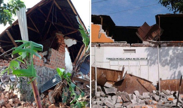 Động đất ở Tanzania, hơn 200 người bị thương ảnh 1