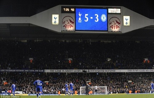 Chùm ảnh: Đêm “kinh hoàng” của Chelsea trên sân White Hart Lane ảnh 9