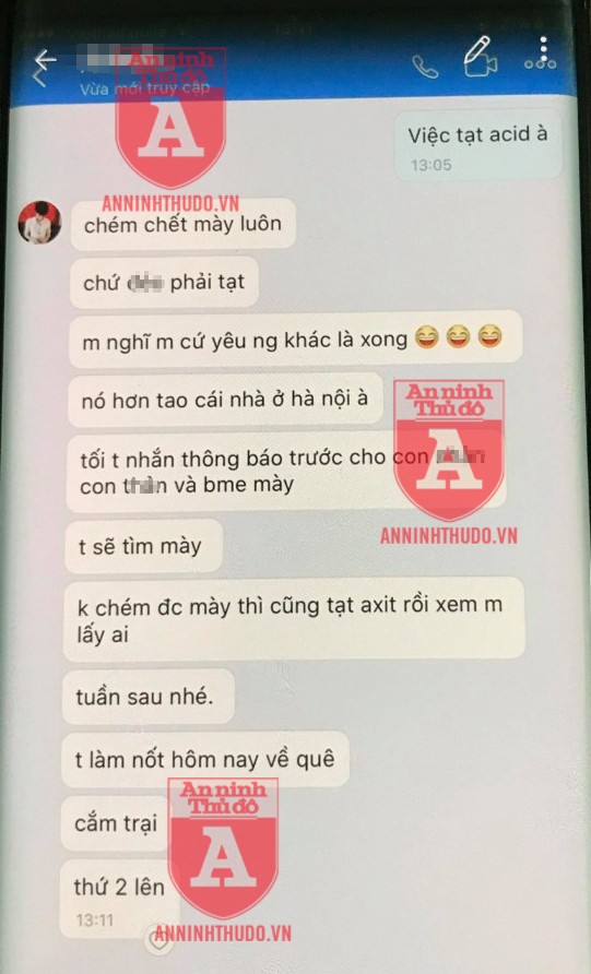 Vụ cô gái trẻ bị đâm ở Bùi Thị Xuân: Những tin nhắn đe dọa của kẻ cuồng ghen ảnh 2