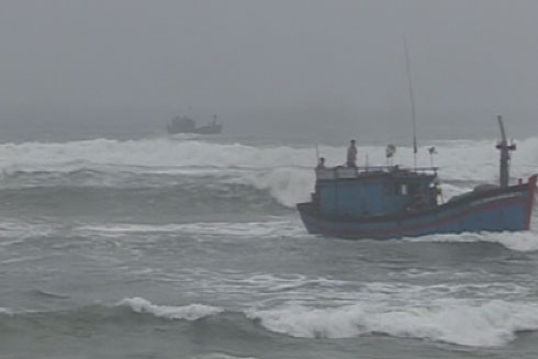 Quảng Ngãi: 3 tàu cá bị chìm, 1 ngư dân mất tích trên biển ảnh 1