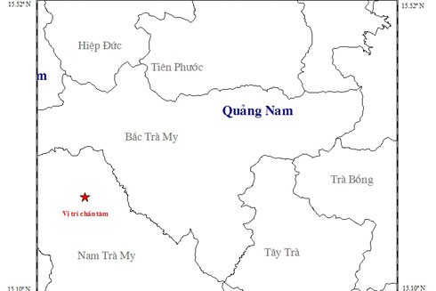 Quảng Nam: Một ngày xảy ra 2 trận động đất ảnh 1