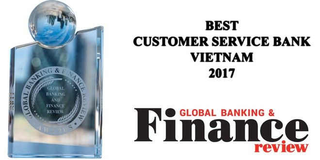 VIB nhận giải thưởng ngân hàng Việt Nam có dịch vụ khách hàng tốt nhất 2017 ảnh 1