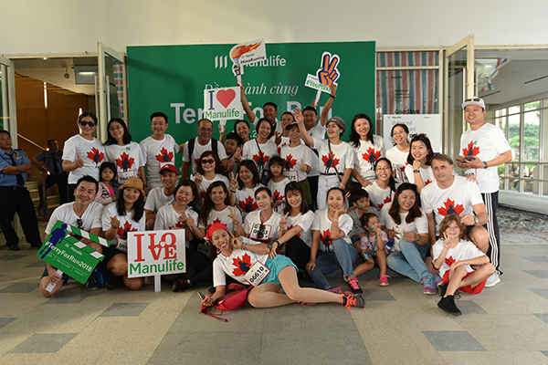 Gần 700 nhân viên và đại lý Manulife Việt Nam tham gia chương trình chạy bộ từ thiện Terry Fox 2018 ảnh 2