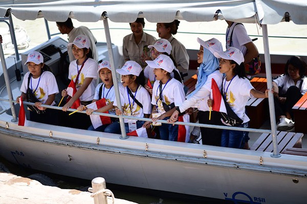 Liên hoan Thiếu nhi quốc tế 2019: Các bạn nhỏ Indonesia phấn khích trước "River Safari" tại Nam Hội An ảnh 2
