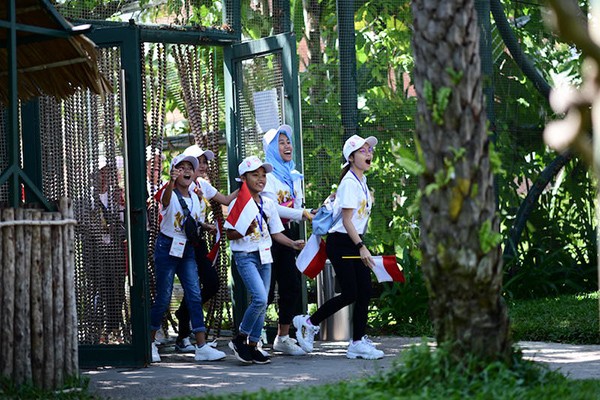 Liên hoan Thiếu nhi quốc tế 2019: Các bạn nhỏ Indonesia phấn khích trước "River Safari" tại Nam Hội An ảnh 6