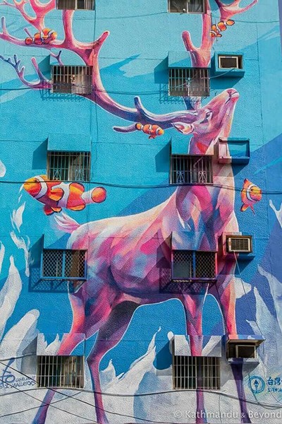 Ấn tượng những tác phẩm nghệ thuật đường phố độc đáo tại Cao Hùng (Đài Loan – Trung Quốc) ảnh 3