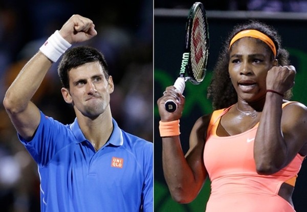 Serena và Djokovic là những hạt giống hàng đầu tại Mỹ mở rộng 2015 ảnh 1