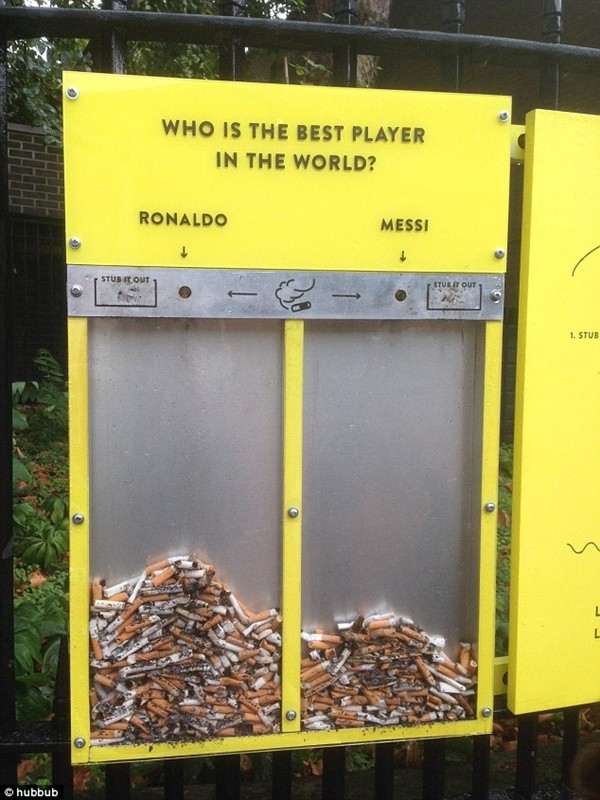 Ronaldo và Messi "giúp" dọn dẹp đường phố London ảnh 2