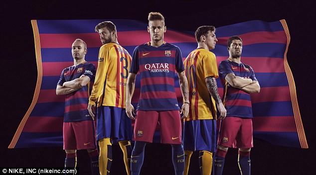 Hợp đồng giữa Barcelona và Nike trị giá gần gấp đôi so với thỏa thuận của M.U với Adidas