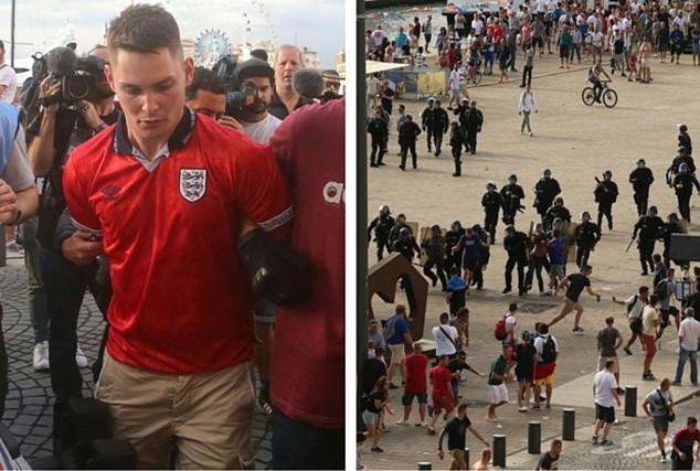 CĐV Anh bị phạt tù vì gây rối tại EURO 2016 ảnh 1