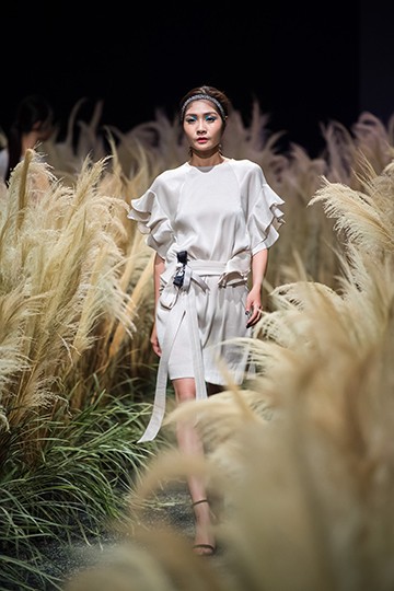 Hoa hậu Ngọc Hân gây ấn tượng với bộ sưu tập thời trang thu đông ảnh 9