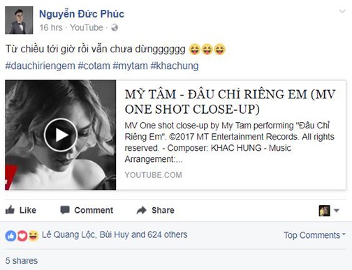 Dàn sao Việt xót xa nhìn Mỹ Tâm khóc như mưa trong MV mới ảnh 7
