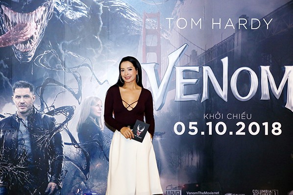 Lý Hải - Minh Hà cùng dàn sao Việt hào hứng gặp "Venom" - kẻ thù truyền kiếp của Người Nhện ảnh 3
