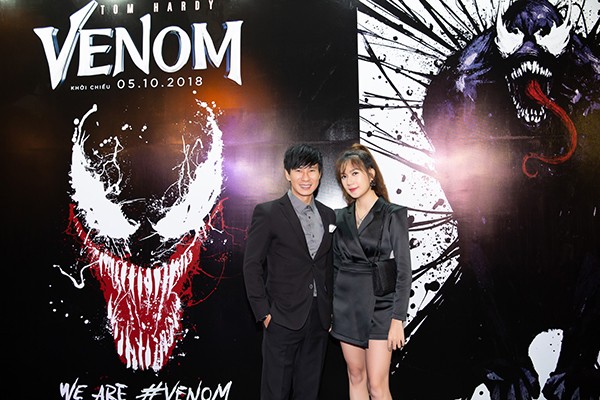 Lý Hải - Minh Hà cùng dàn sao Việt hào hứng gặp "Venom" - kẻ thù truyền kiếp của Người Nhện ảnh 7