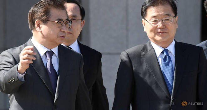 Các phái viên Hàn Quốc đến Mỹ bàn về Triều Tiên ảnh 1