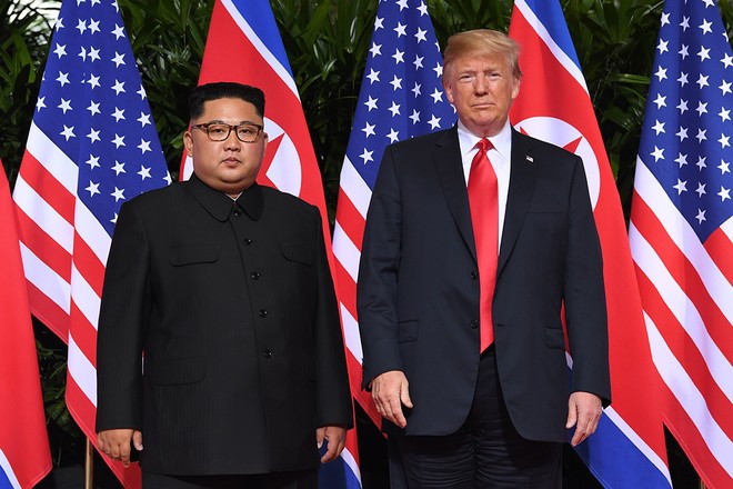 Tổng thống Donald Trump phủ nhận việc sử dụng đặc tình CIA chống lại Chủ tịch Triều Tiên Kim Jong-un ảnh 1