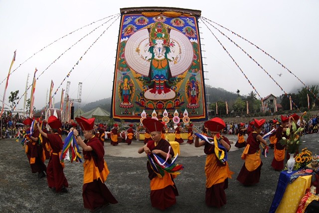 Đức Gyalwang Drukpa chủ trì đại lễ cầu an tại Bảo tháp Tây Thiên ảnh 2