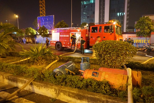 Vụ hỏa hoạn gần tòa nhà Keangnam: Khẩn trương, linh hoạt phương án tác chiến chữa cháy ảnh 6