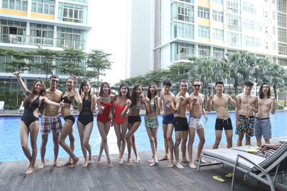 Top 14 Vietnam’s Next Top Model khoe dáng chuẩn tại hồ bơi ảnh 11