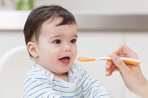 Độ tuổi ăn dặm lý tưởng của trẻ là tròn 6 tháng sau khi chào đời