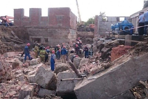 Nga: Sập công trình xây dựng khiến nhiều công nhân thiệt mạng ảnh 1