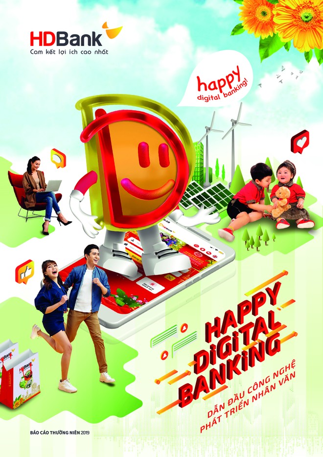 Báo cáo thường niên 2019, HDBank định hướng phát triển "Happy Digital Bank" ảnh 1