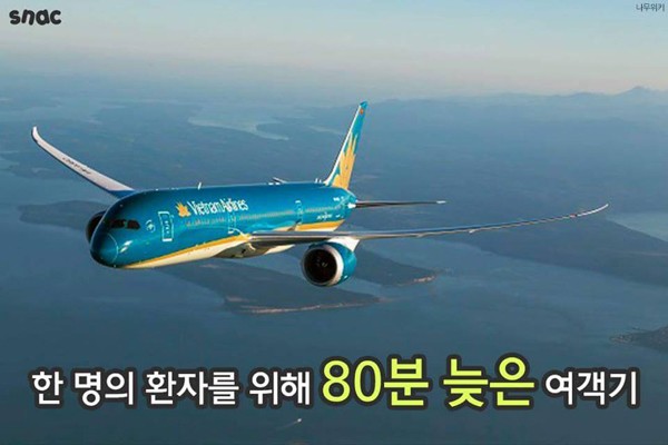 Hình ảnh máy bay Vietnam Airlines gây bão trên mạng xã hội Hàn Quốc