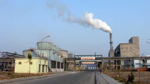 Nhà máy sản xuất phân bón Diamin phốt phát (DAP) đặt tại Đình Vũ, Hải Phòng