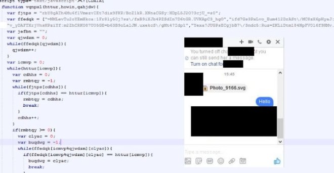 Mã độc phát tán qua facebook messenger không liên quan đến mã độc tống tiền Locky ảnh 1