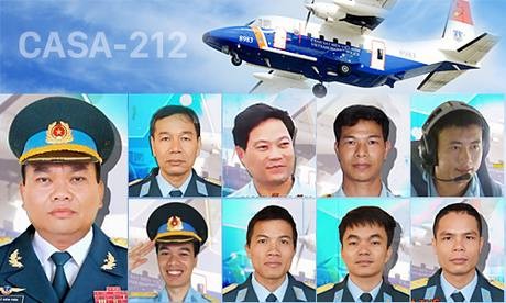 Bộ Quốc phòng xác nhận 9 thành viên phi hành đoàn máy bay CASA-212 đã hi sinh