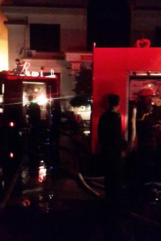 Vụ cháy ở La Phù: Đám cháy bùng phát từ khu vực chứa sơn tường ảnh 3