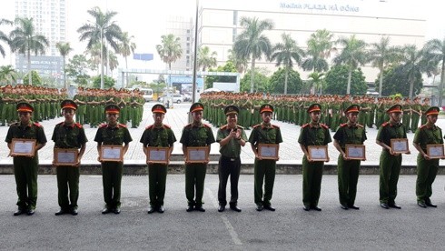 CATP Hà Nội bàn giao gần 300 chiến sĩ nghĩa vụ cho các đơn vị ảnh 3
