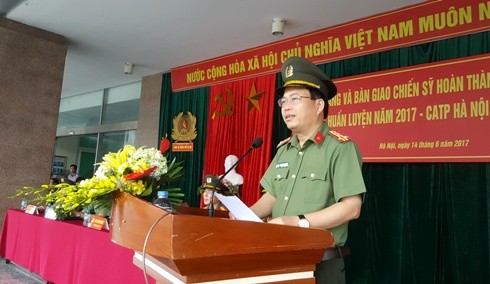 CATP Hà Nội bàn giao gần 300 chiến sĩ nghĩa vụ cho các đơn vị ảnh 2