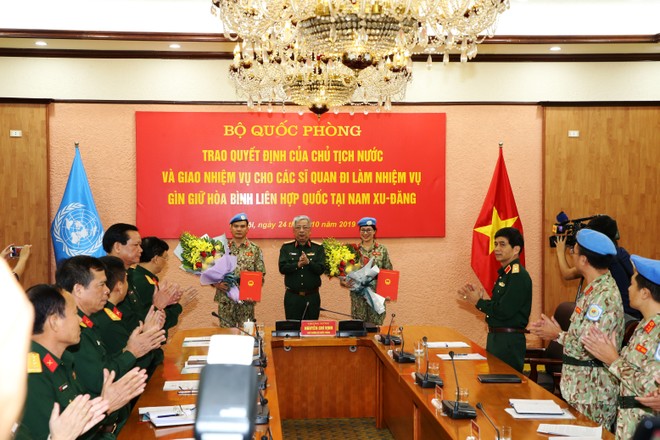 Việt Nam tiếp tục cử sĩ quan tham gia lực lượng Gìn giữ hòa bình của Liên hợp quốc ảnh 1